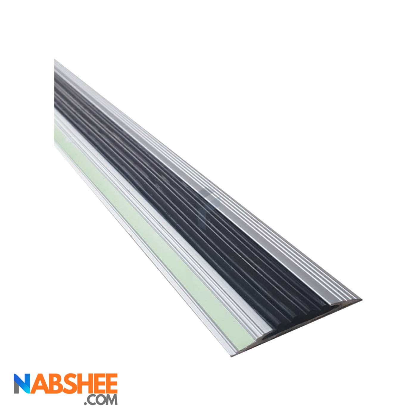 ترمز پله آلومینیومی تخت تک کانال با رویه PVC کد T4-2