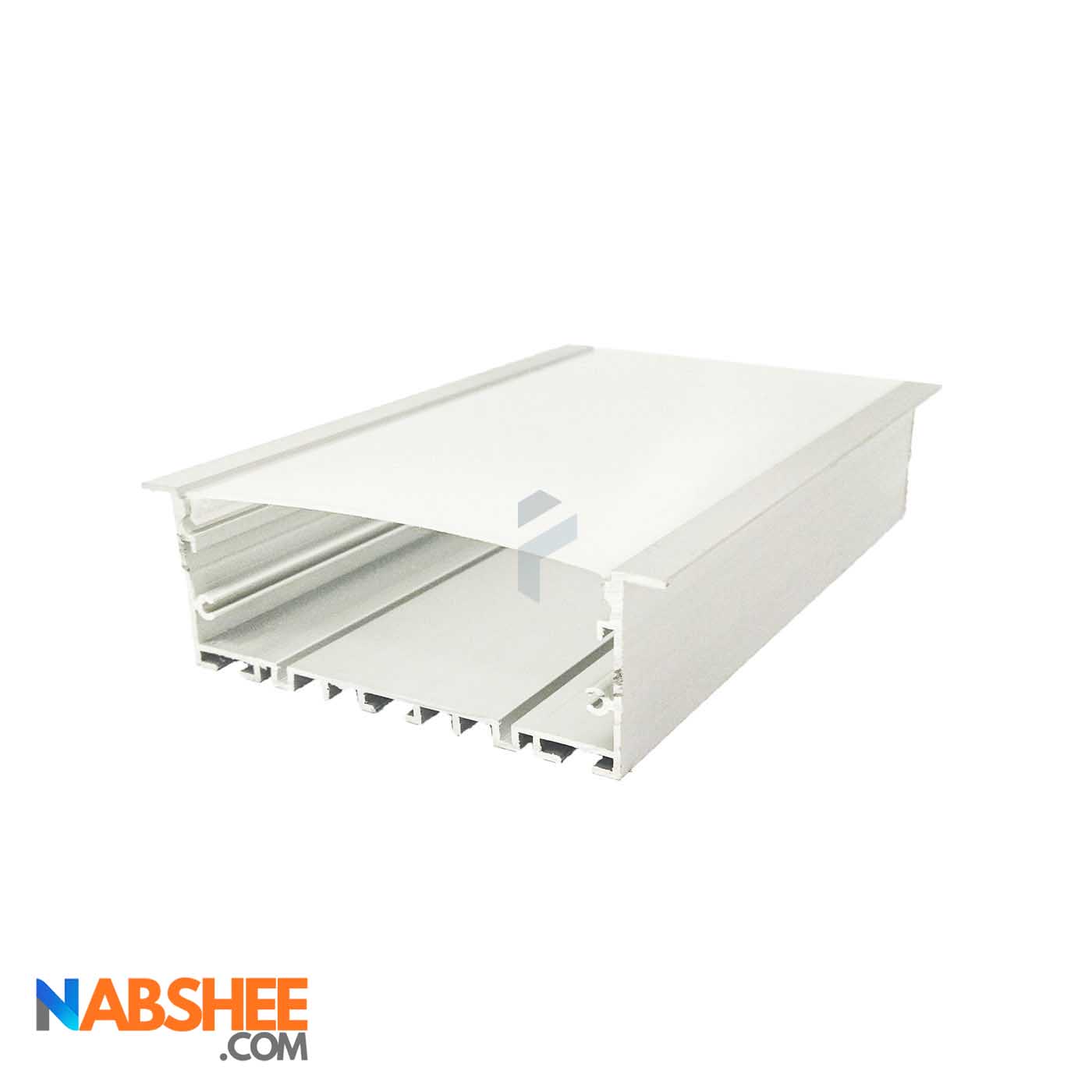پروفیل نور خطی آلومینیومی 10 سانتی لبه دار کد L10W سفید + دیفیوزر رایگان
