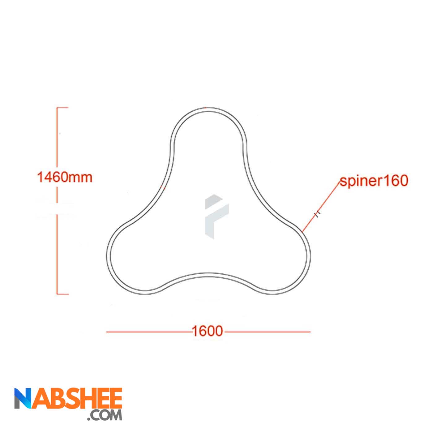 لوستر نور خطی اسپینر کد Spiner-160 (بدون نور)