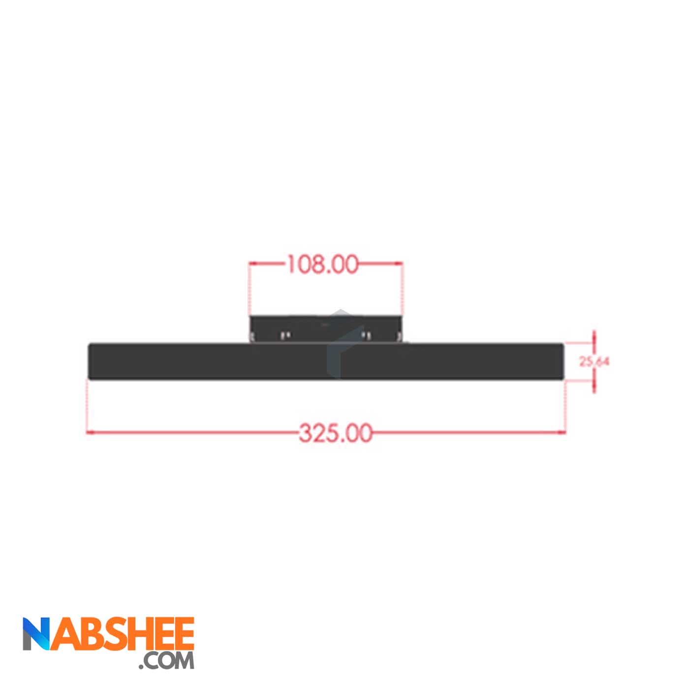چراغ مگنتی لنزدار 18 وات کد MZ18-4000