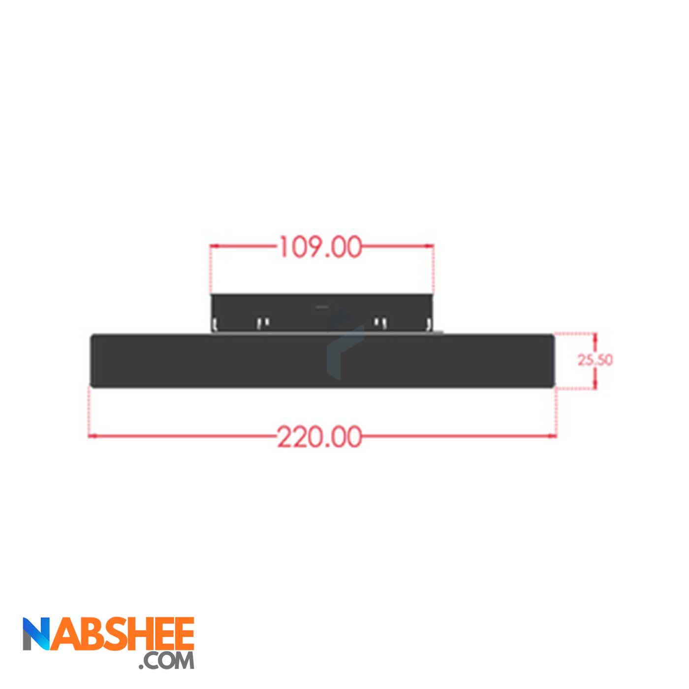 چراغ مگنتی لنزدار 12 وات کد MZ12-4000